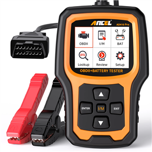ANCEL AD410 PRO Code Reader + Battery Test Check Engine With Full OBD2 Function Car Diagnostic Tools