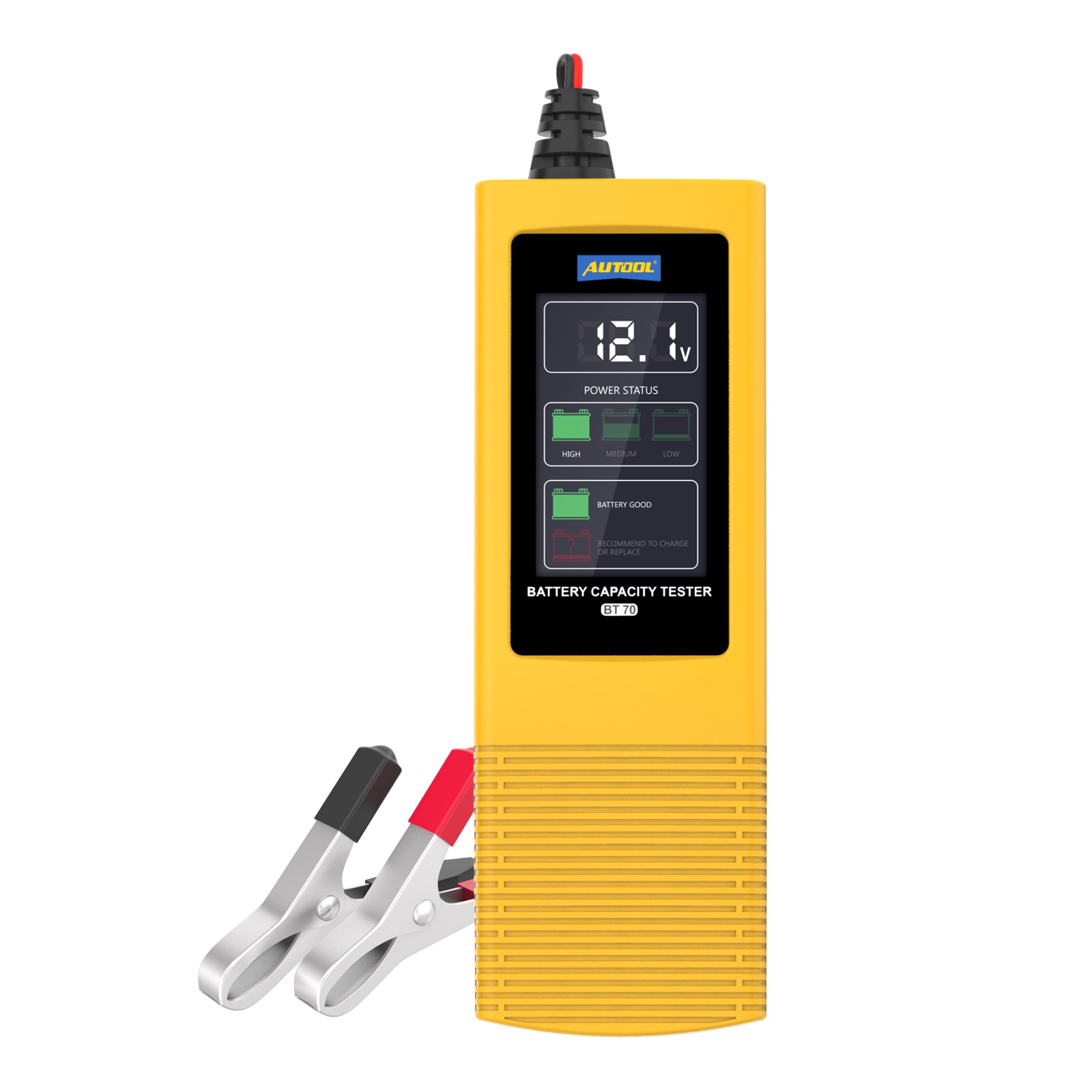 AUTOOL BT70 Car Battery Tester Power Monitor Car Battery Tester 12V 100 to 2000CCA Charging Circut Tester Battery Analyzer 12V