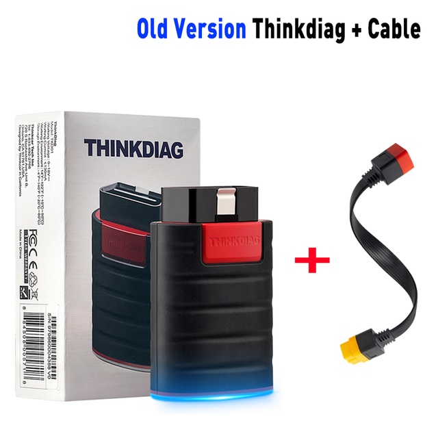 Old Version THINKCAR Thinkdiag ECU Coding All Software 1 Year Car OBD2 Scanner Tools Code Reader Plus OBD2 Extension Cable PK Easydiag