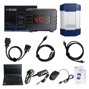 VXDIAG Multi Diagnostic Tool for Full 11 Brands HONDA/GM/VW/FORD/MAZDA/TOYOTA/Subaru/VOLVO/ BMW/BENZ with 2TB HDD & Lenovo T440