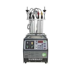SUMMARY POWERJET PRO 240 Injector Cleaner & Tester Machine Kit Support for 110V/220V Petrol Vehicles Motorcycle 4-Cylinder
