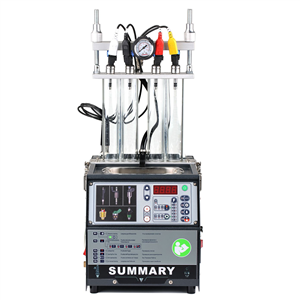 SUMMARY POWERJET GDI S4 Injector Cleaner & Tester Machine Kit Support for 110V220V Petrol Vehicles Motorcycle 4-Cylinder