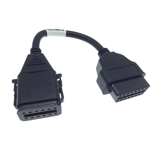 12pin to OBDII OBD2 16pin Cable for Komatsu and Cummins Diagnostic Connect Cable Wire Line