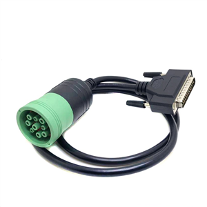 9 pin Female Truck Diagnostic Cable Support J1939 Protocol Hardware Inline 7 To DB25pin Male