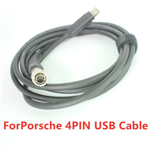 Auto Scanner Car Diagnostic Tester 4PIN USB Cable For Porsche PIWIS Tester II