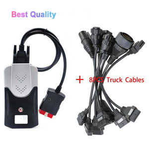 2021.11/2017.R3 DELPHI DS150 Diagnostic Tool for Cars/Trucks and OBD2 With Bluetooth Plus Truck Cables