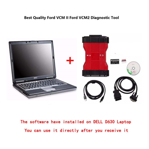 Best Quality Ford VCM II Ford VCM2 Diagnostic Tool V130 With DELL D630 Laptop Ready To Use