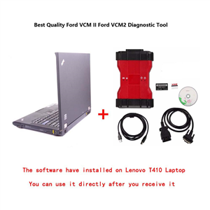 Ford VCM II Ford VCM2 Diagnostic Tool V130 With Lenovo T410 Laptop Ready To Use Best Quality