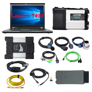 V2025.03 MB Star SD Connect C5 DOIP + V2025.03 BMW ICOM NEXT + VAS 5054A 3 in 1 Diagnostic Tool With Lenovo T420 Laptop