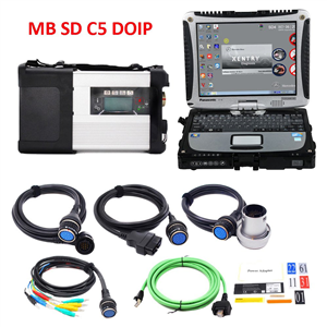 V2025.03 DOIP MB SD Connect C5 Star Diagnosis Plus Panasonic CF19 I5 4GB Laptop With Vediamo And DTS Engineering Software