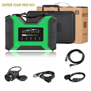 2025 SUPER ICOM PRO N3+ BMW Full Configuration Plastic Box + OBD Cable + USB Cable + 20-pin Round Head Cable + 10-pin Motorcycle Cable