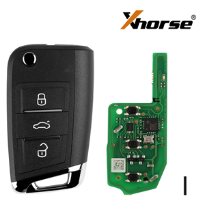 Xhorse XEMQB1EN Super Remote Key VW MQB 3 Buttons with Built-in Super Chip English Version 5pcs/lot