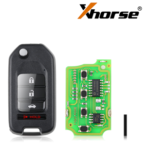 Xhorse XKHO01EN Wire Remote Key Fob 3+1 Button for Honda Type 5pcs/lot