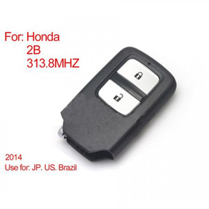 Remote Control Key 2 Buttons 313.8MHZ (Blue) 4A Chip for Honda Intelligent