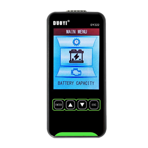 DUOYI DY222 12V/24V Car Battery Load Tester Multifunctional Battery Health Checker Automotive Battery System Tester