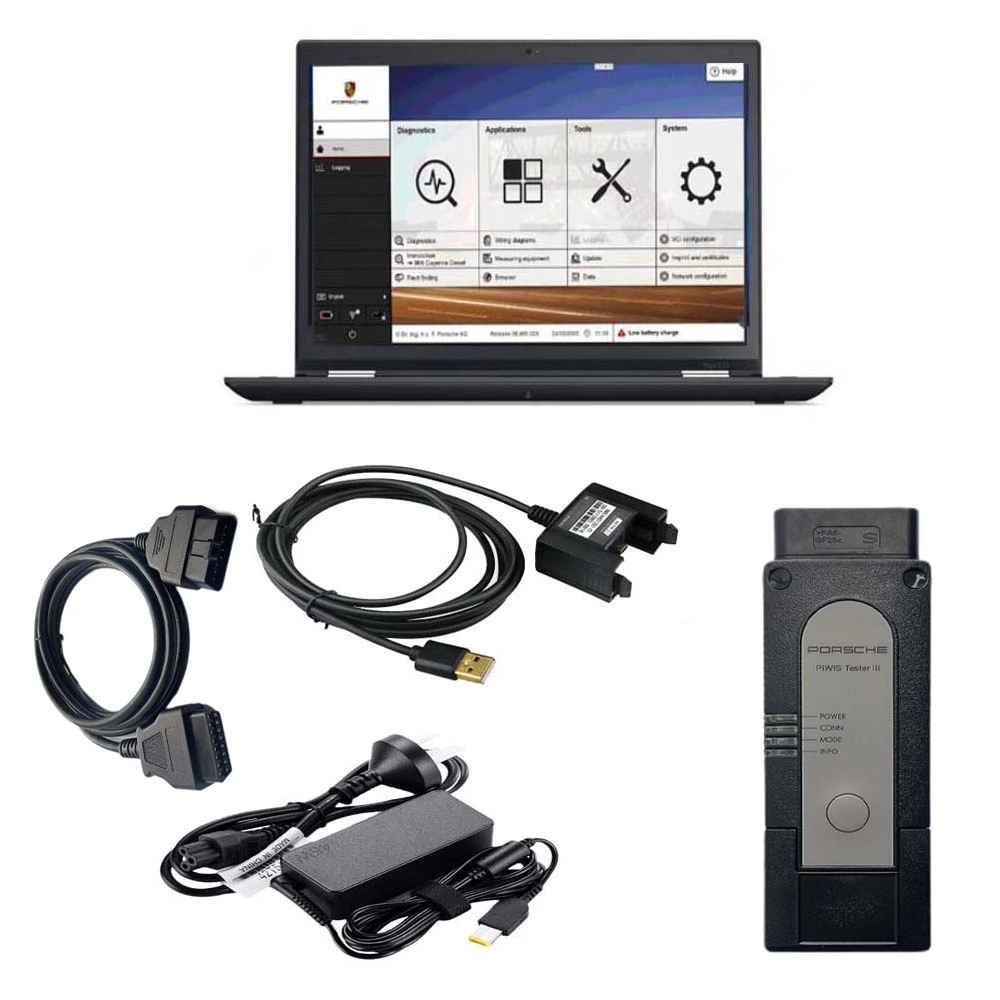 High Quality Porsche Piwis3 PT3G-VCI V44.800.022 + V38.250 Plus Lenovo Yoga I5 8G Touch Screen Laptop
