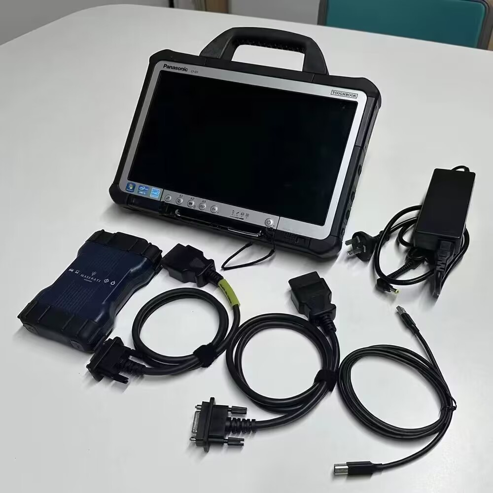 Maserati MDVCI + EVO System Support Programming and Diagnosis For All Maserati 2014-2024 Installed on Panasonic CF-D1 Tablet Ready to Use