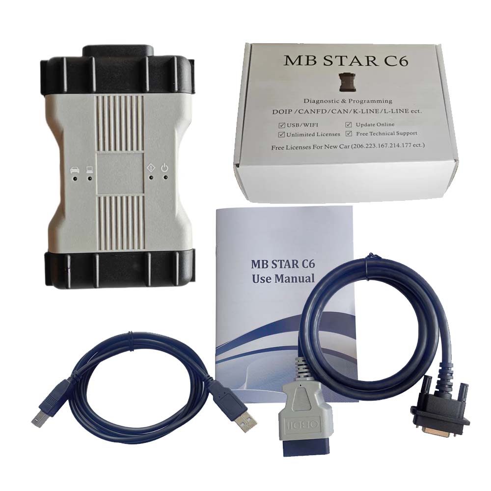 V2024.03 Mercedes Benz Xentry Diagnosis VCI MB SD Connect C6 DOIP Multiplexer Diagnostic Tool