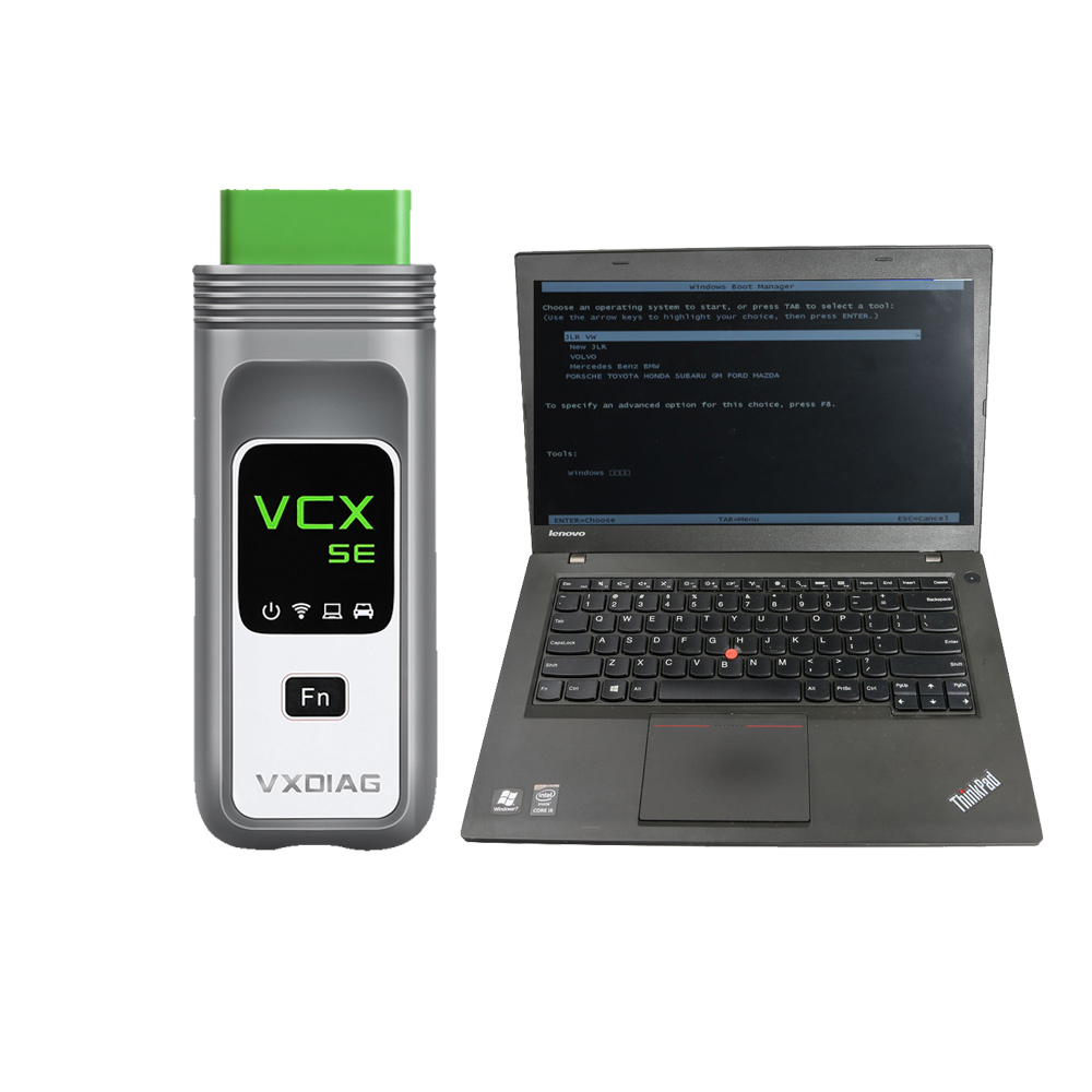 VXDIAG VCX SE DOIP Full 11 Brands with 2TB Software HDD Pre-installed on Second-Hand Lenovo T440P Laptop