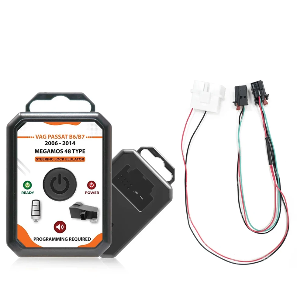 EIS ESL ELV Steering Lock Emulator For 2006-2014 VW Passat B6 B7 MEGAMOS 48 Type With Connection Cable
