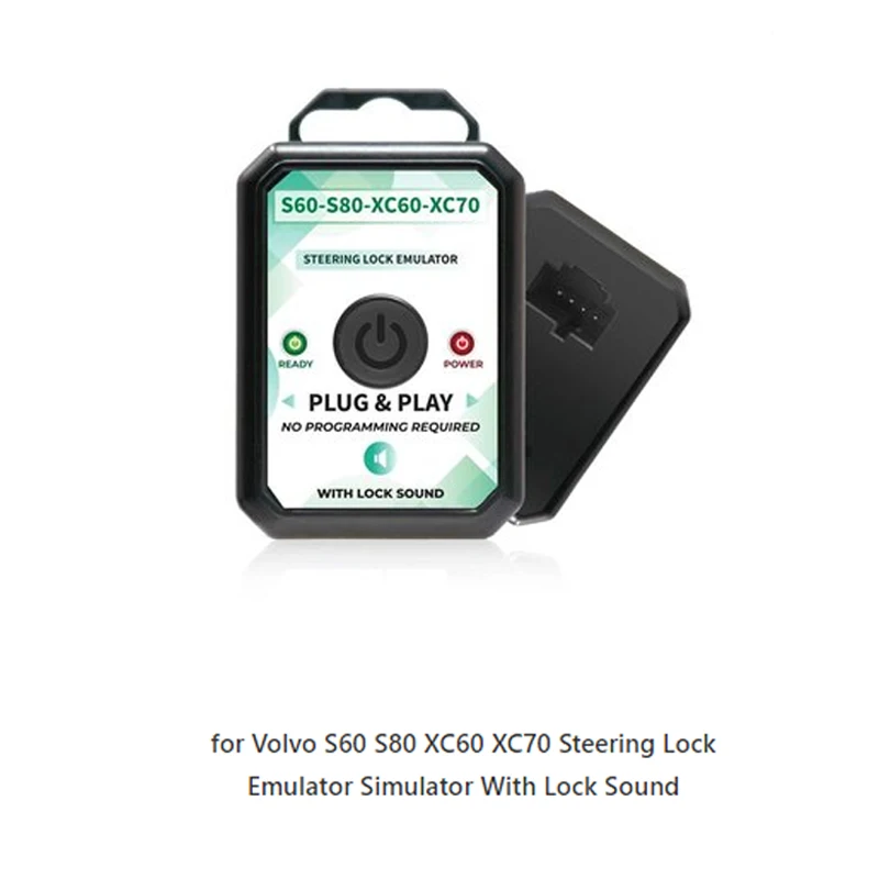 Steering Lock Emulator Simulator For Volvo S60 S80 XC60 XC70 With Sound Plug and Play