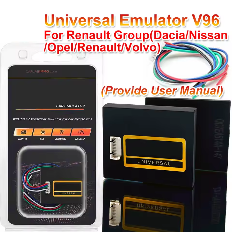 Renault Group Universal Julie V96 Pro Car Emulator Immobiliser/ESL/ELV/Airbag/Tacho EDC17 EDC16 EDC15 EDC15VM+ 2.x EDCMS 6.3