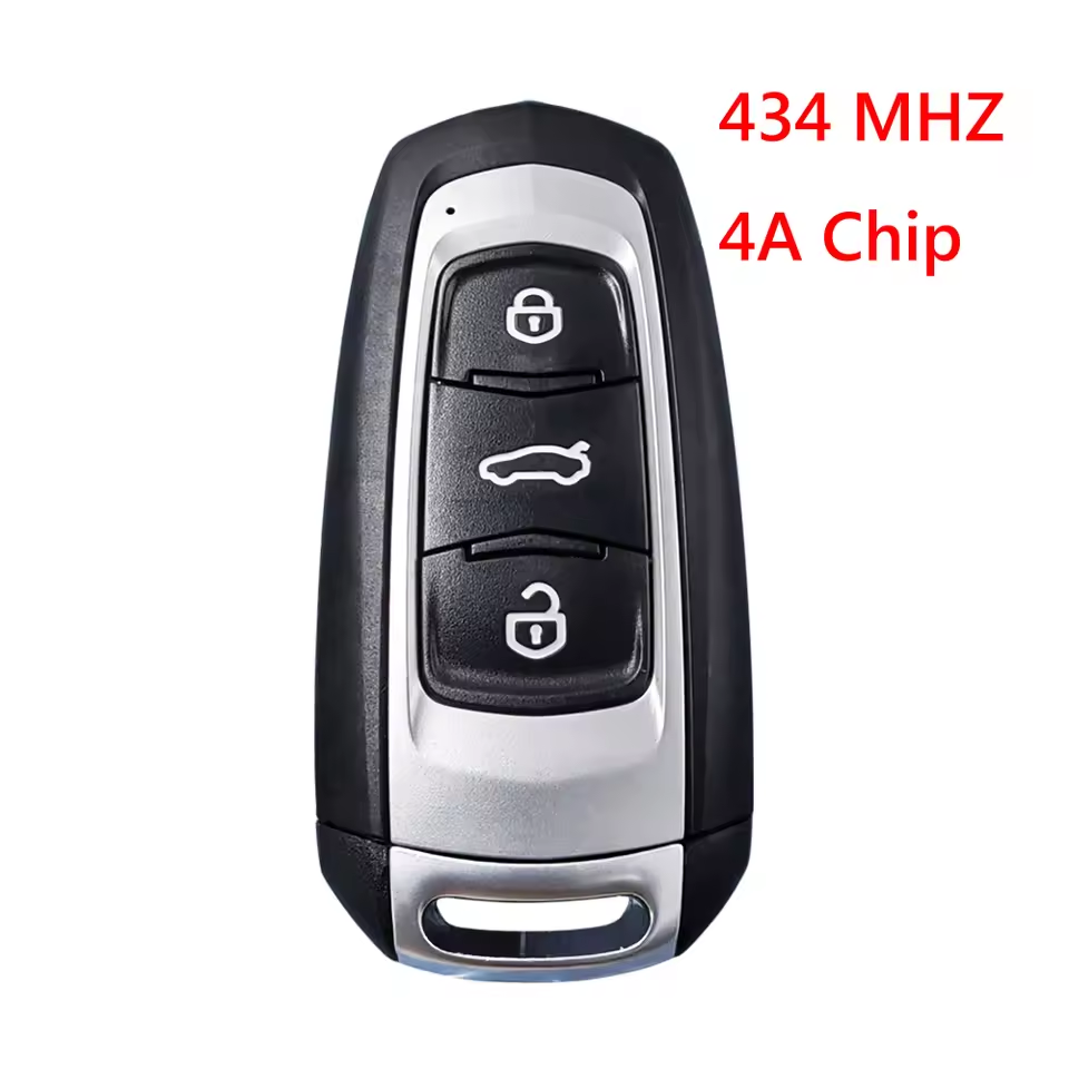 Intelligent Card Smart Remote Key 3 Button 434 MHZ with 4A Chip For GEELY EMGRAND EC7