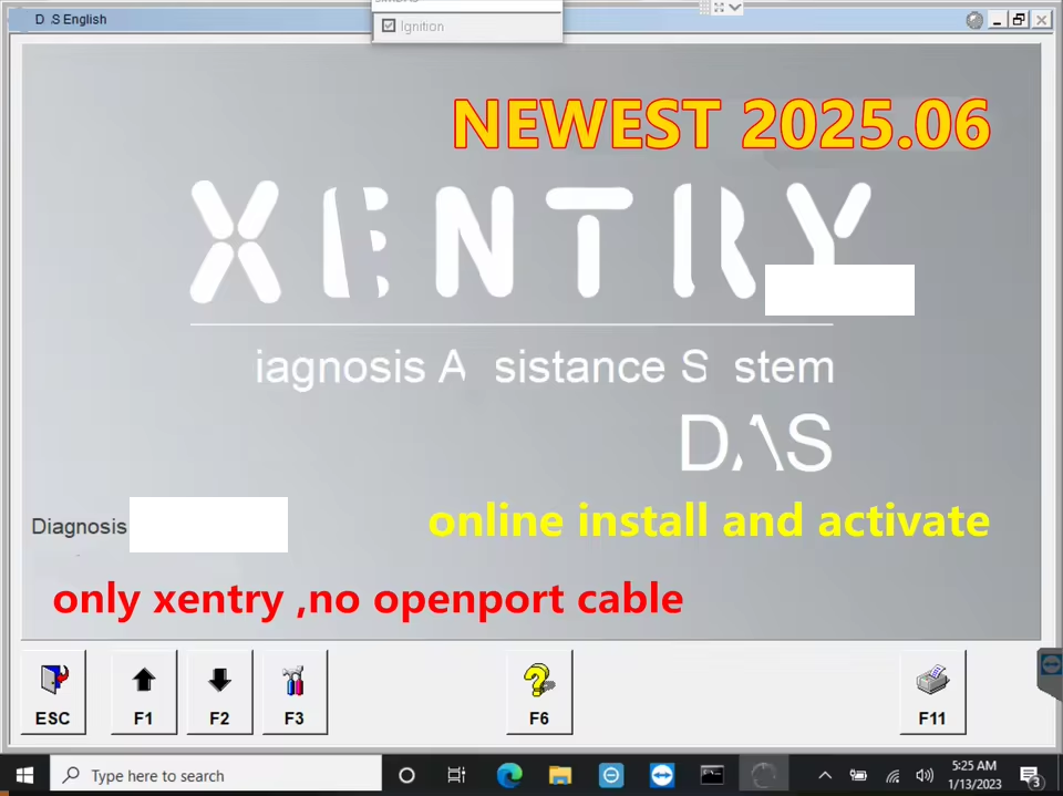 Newest 2025.06 Xentry Vediamo DTS Monaco WIS EPC Starfinder for MB STAR C6 Car Truck Scanner Tool Online Install