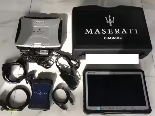 Maserati MDVCI + EVO System Support Diagnosis For 1996-2024 All Maserati Installed on Panasonic CF-19 Laptop and Panasonic CF-D1 Tablet Ready to Use