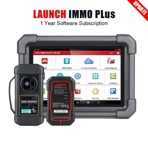 One Year Online Update Service for Launch X431 IMMO Plus Key Programmer (Subscription Only)