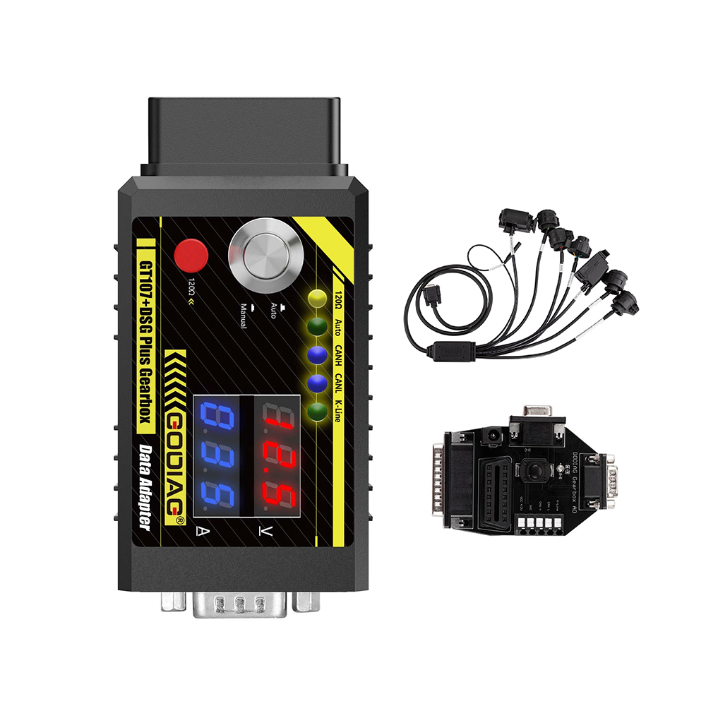 2025 New GODIAG GT107+ Plus Gearbox Cables 7-in-1 Set for V30/ DQ200/ DL501/ VL300/ VL381/ DQ500/ DQ250