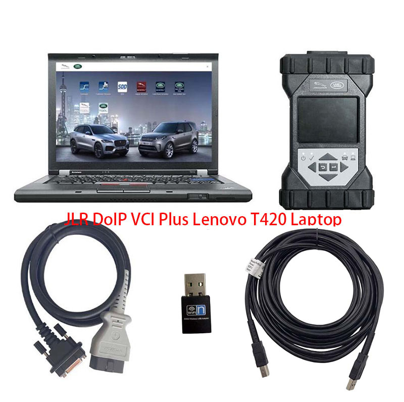 JLR DoiP VCI Pathfinder Diagnostic & Programming Tool Plus Lenovo T450 Laptop For Jaguar Land Rover From 2005 To 2025