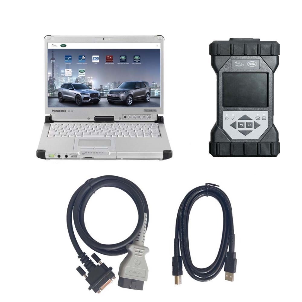 JLR DoiP VCI Pathfinder Diagnostic & Programming Tool Plus Panasonic CF-C2 Laptop For Jaguar Land Rover From 2005 To 2025