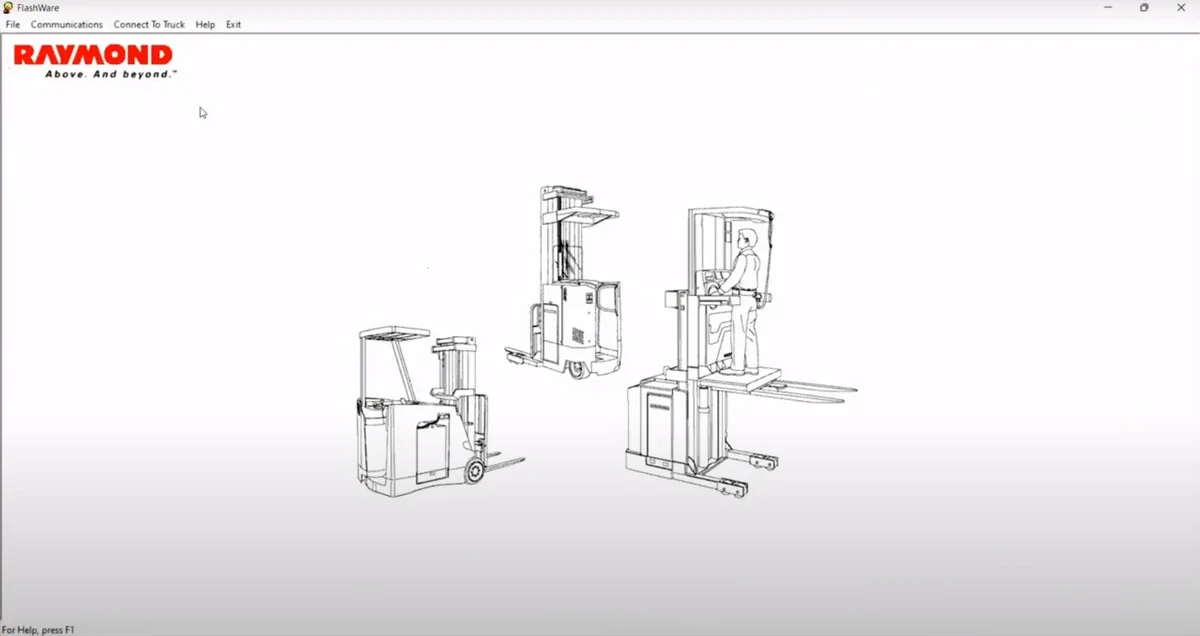 2024.05 RAYMOND FLASHWARE Diagnostic Software 10.8