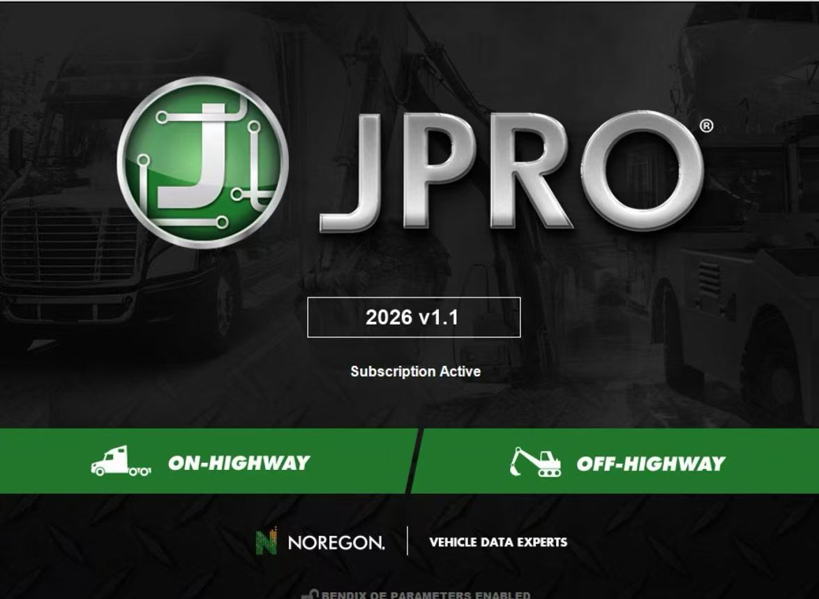 JPRO Professional Truck Diagnostic Software 2026 V1