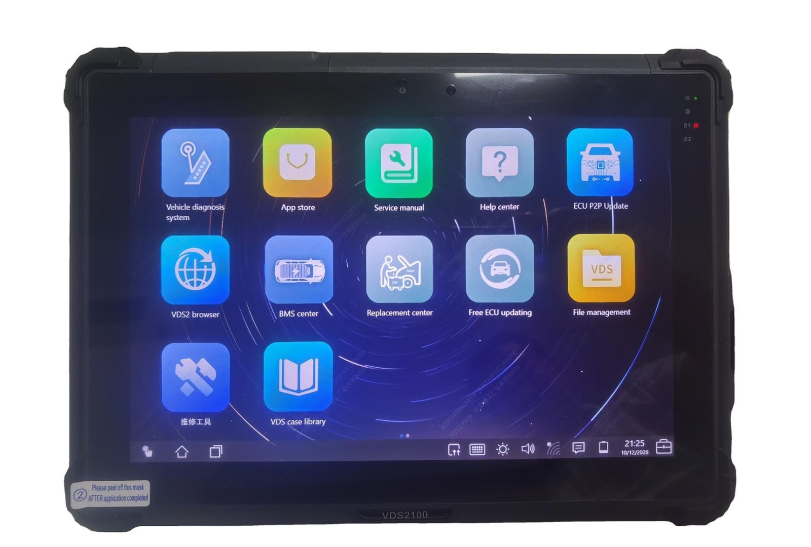 Genuine BYD VDS2100 Diagnostic Scanner for BYD Electric EV Cars Trucks Buses Support NFC Card Programming Key Matching ECU Programming