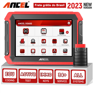 ANCEL DS600 OBD2 Professional Scanner Diagnostic Tools All System ECU Coding Active Test Oil TPMS EPB Reset Automotive Scanner