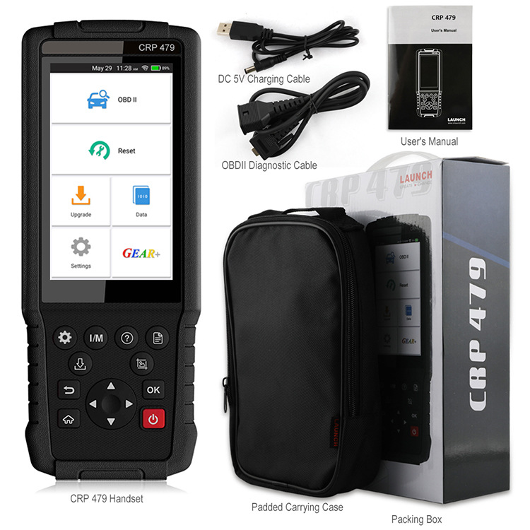 Launch X431 CRP479 OBD2 Automotive Scanner Code Reader ABS EPB DPF Oil Injector Coding ODB2 Car Diagnostic Tool OBD2 Scanner