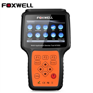 FOXWELL NT650 OBD2 Automotive Scanner Support ABS Airbag SAS EPB DPF Oil Service Reset