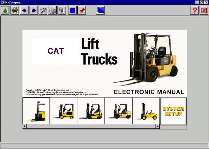 Forklift Full Service - Parts Manuals DVD 38Gb PDF For Caterpillar