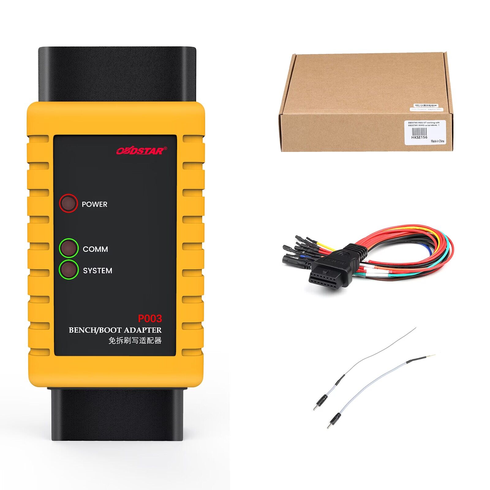 OBDSTAR P003 KIT Bench/Boot Adapter for Reading ECU CS PIN Working With OBDSTAR X300 DP/ X300 DP PLUS/ DC706/ X300 PRO4/ Key Master DP/ MS80