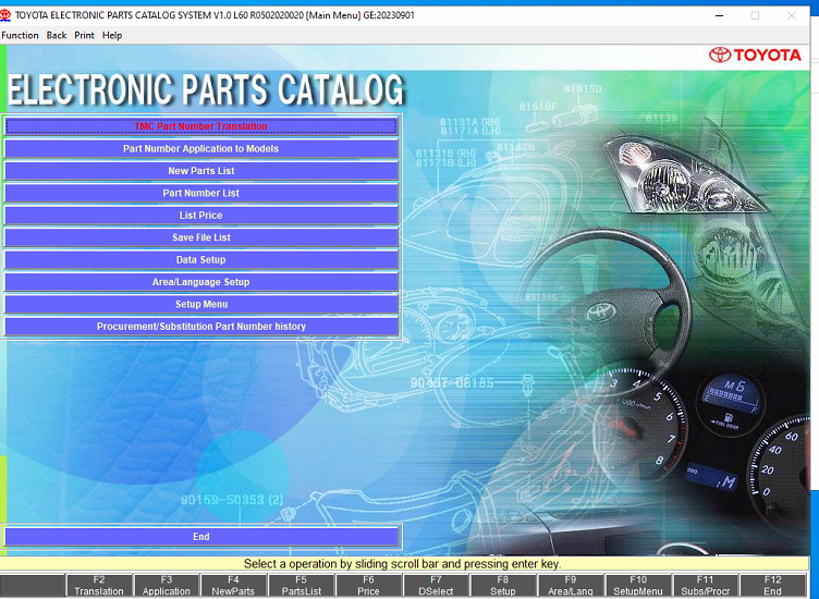 2025.01 Toyota & Lexus All Regions EPC Electronic Parts Catalogue