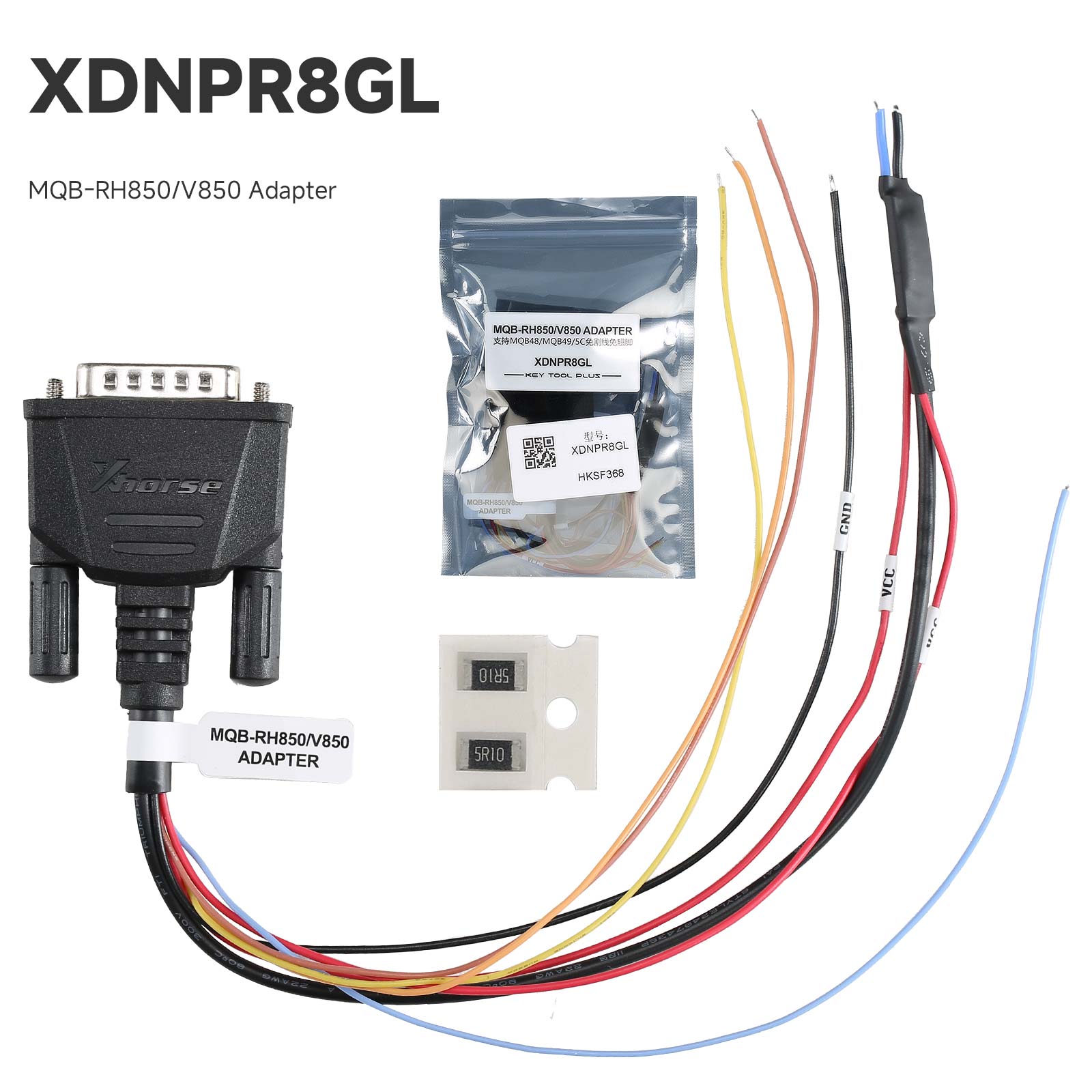 2023 XHORSE XDNPR8GL MQB-RH850 RH850 /V850 Adapter Only Used with Key Tool Plus