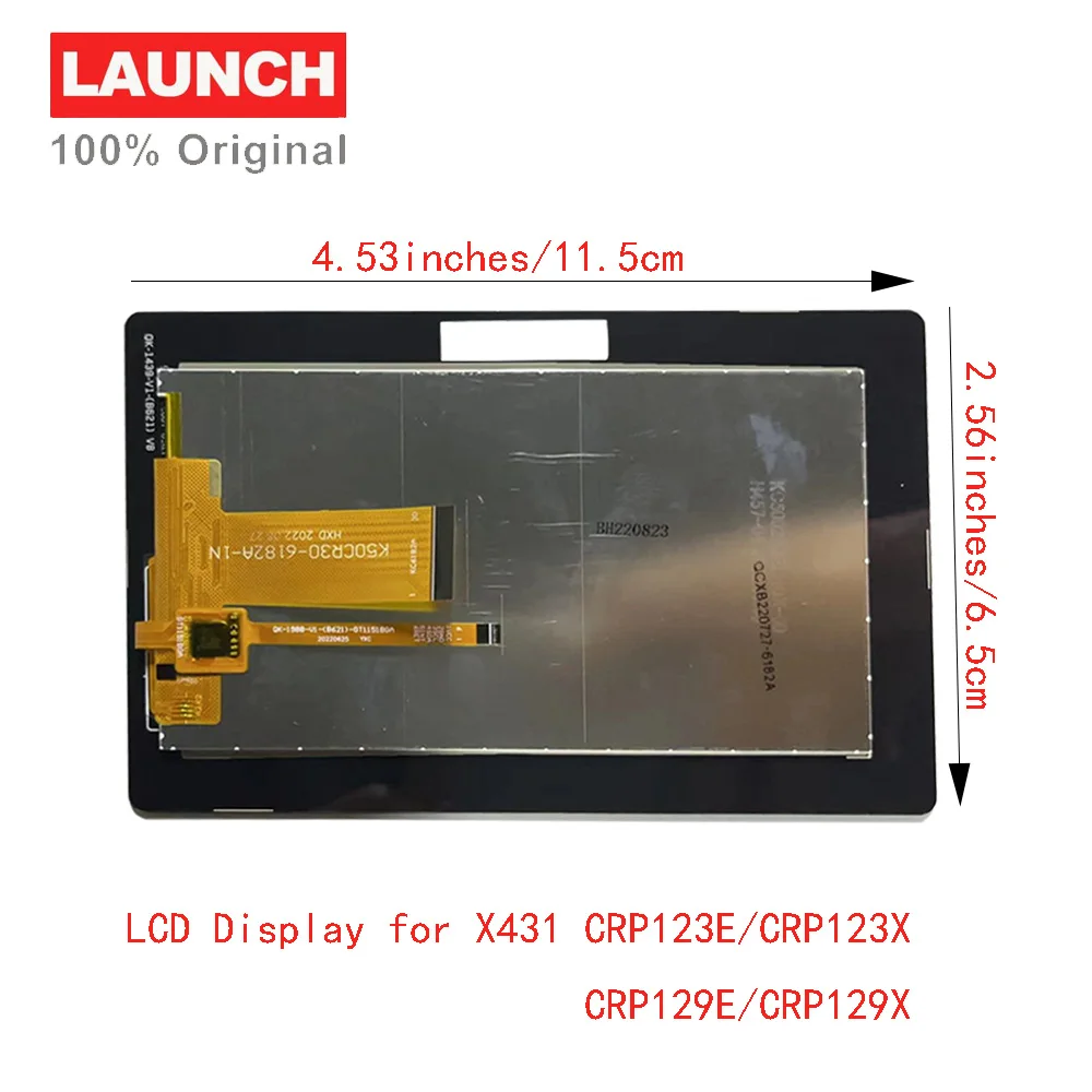 LCD Display for LAUNCH X431 CRP123E/CRP129E/CRP123X/CRP129X/CRP123i/CRP129i Auto Scanner LCD Display Screen Panel Digitizer
