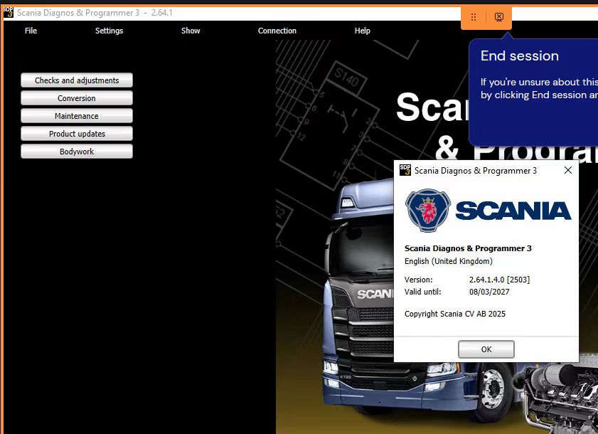 2025.05 Scania diagnostic programming software scania SDP3 2.65.1 For VCI3