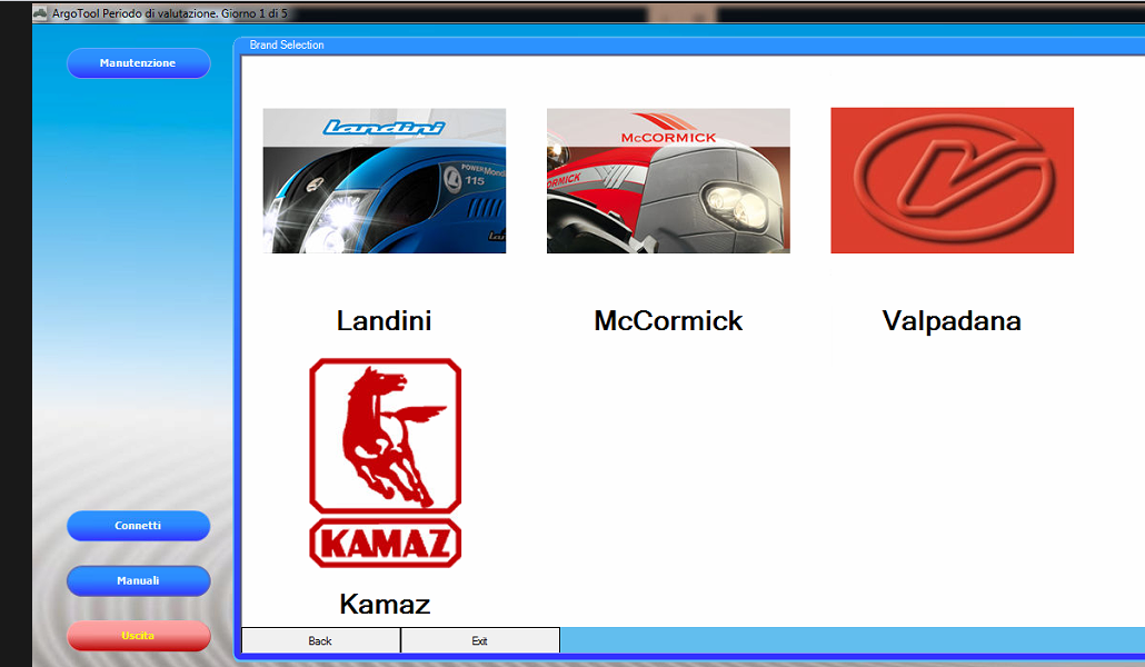 Argo Tool 3.3.0.3 DIAGNOSTIC SOFTWARE For Landini and McCormik and Valpadana