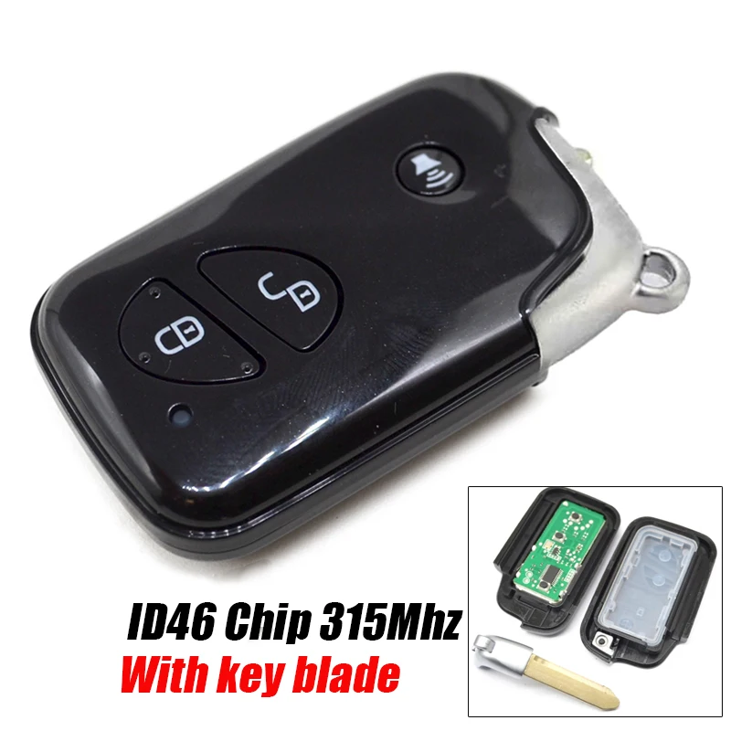 Universal Smart car key fob 315Mhz ID46 Chip for BYD G3 L3 F3 F0 M6 S6 with key blade remote keyless card