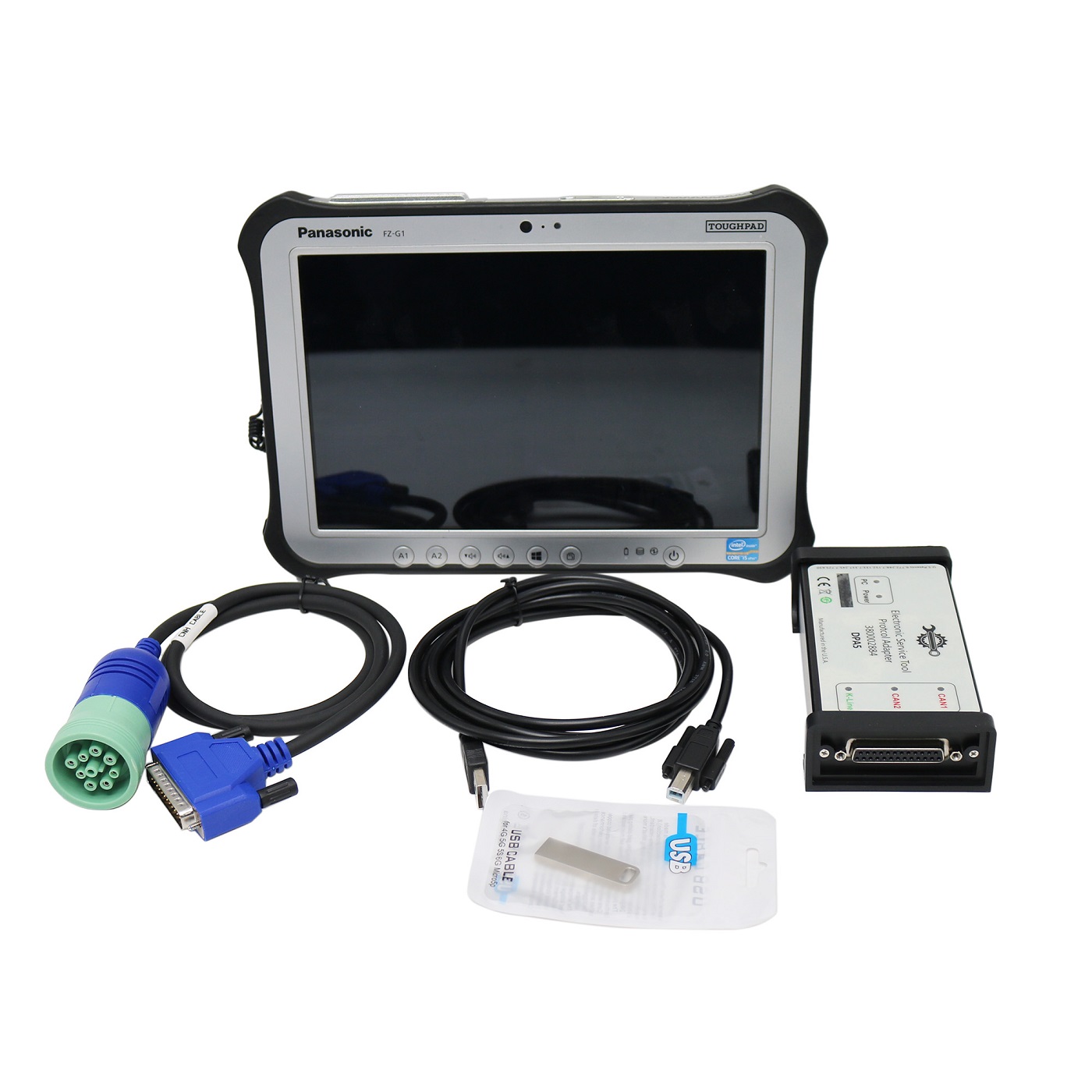 2025.05 New Holland Electronic Service Tool CNH EST 9.12 Engineering Level Kit DPA 5 Diagnostic Tools Plus Panasonic FZ-G1 Tablet Ready to Use