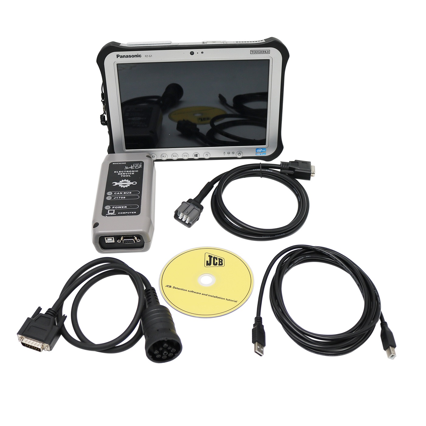 2025.06 JCB Servicemaster 4 V25.6.0 for JCB diagnostic Truck Diagnostic Tool JCB SPP Agriculture Construction Plus Panasonic FZ-G1 Tablet Ready to Use