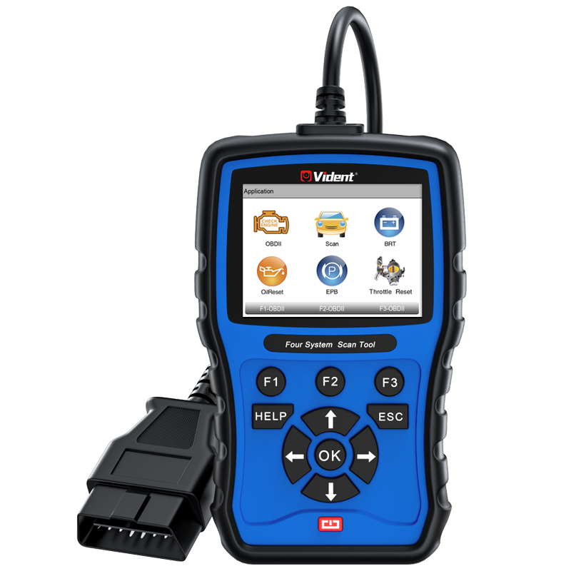 Vident iLink304 OBD2 Scanner Engine ABS SRS transmission 4 System Diagnostic BRT/Oli Reset/EPB/Throttle Reset/Steering Angle